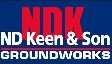 N D Keen & Son Groundworks Logo